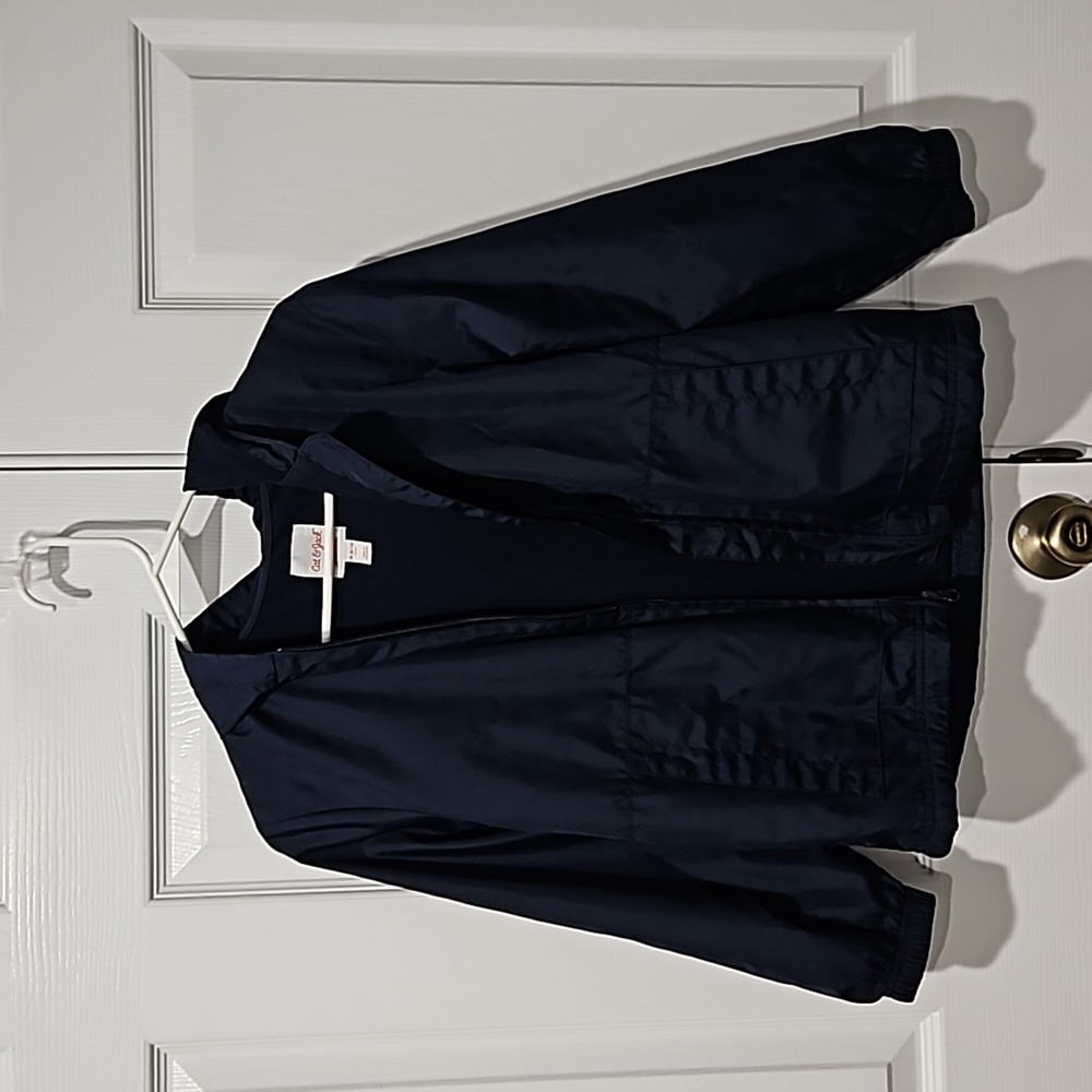 Kids youth Cat and Jack school uniform navy windbreaker jacket - Like new